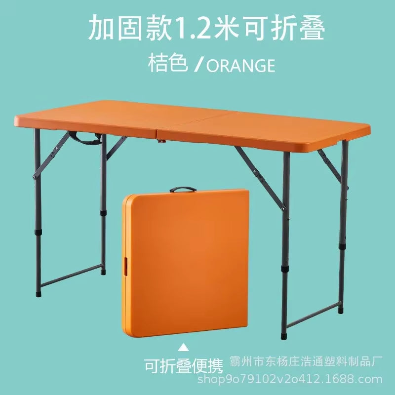 Outdoor Camping Folding Table Portable Office Stall Long Table Outdoor Folding Conference Foldable Camping