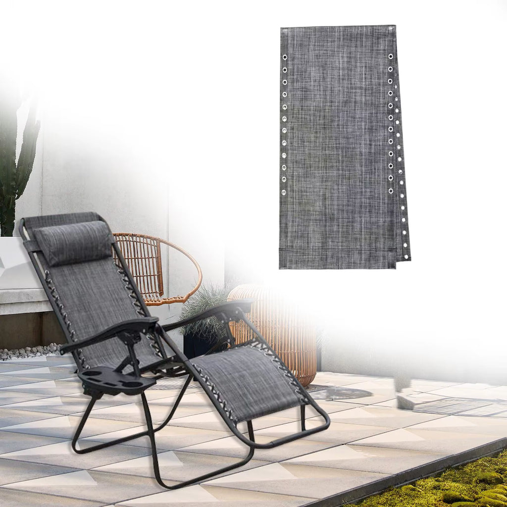 Lounge Chair Cloth Lounger Replacement Cloth 160Cmx43Cm Chair Replacement Fabric for Garden Patio Camping Outdoor Recliners