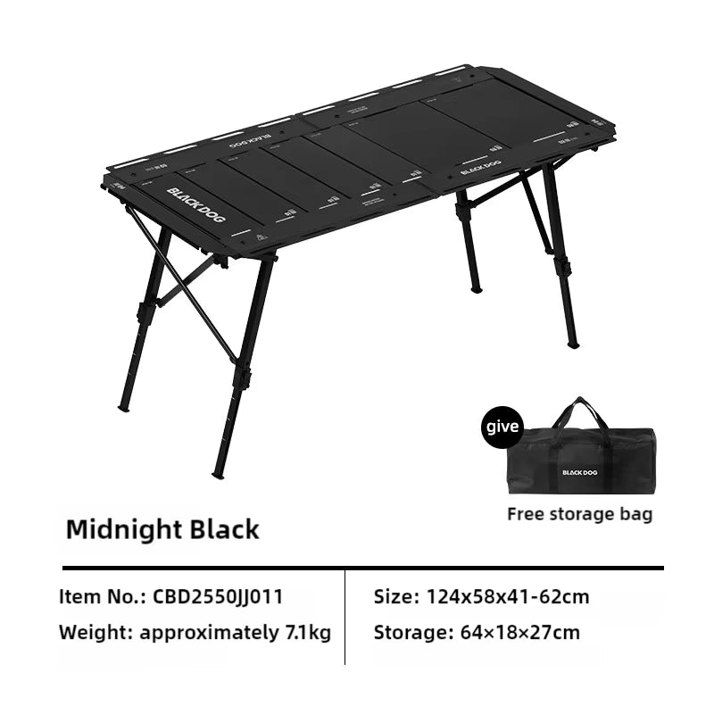 BLACKDOG Outdoor Camping Hundred Folding Table Camping Table IGT Free Combination Table Aluminum Outdoor Portable Camping Table