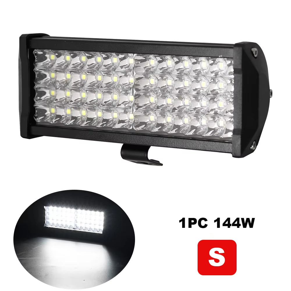 LED Bar Work Light 12V Offroad Spot Flood Combo LED Bar Work Light for ATV UTV Lada Niva 4X4 Truck Boat SUV