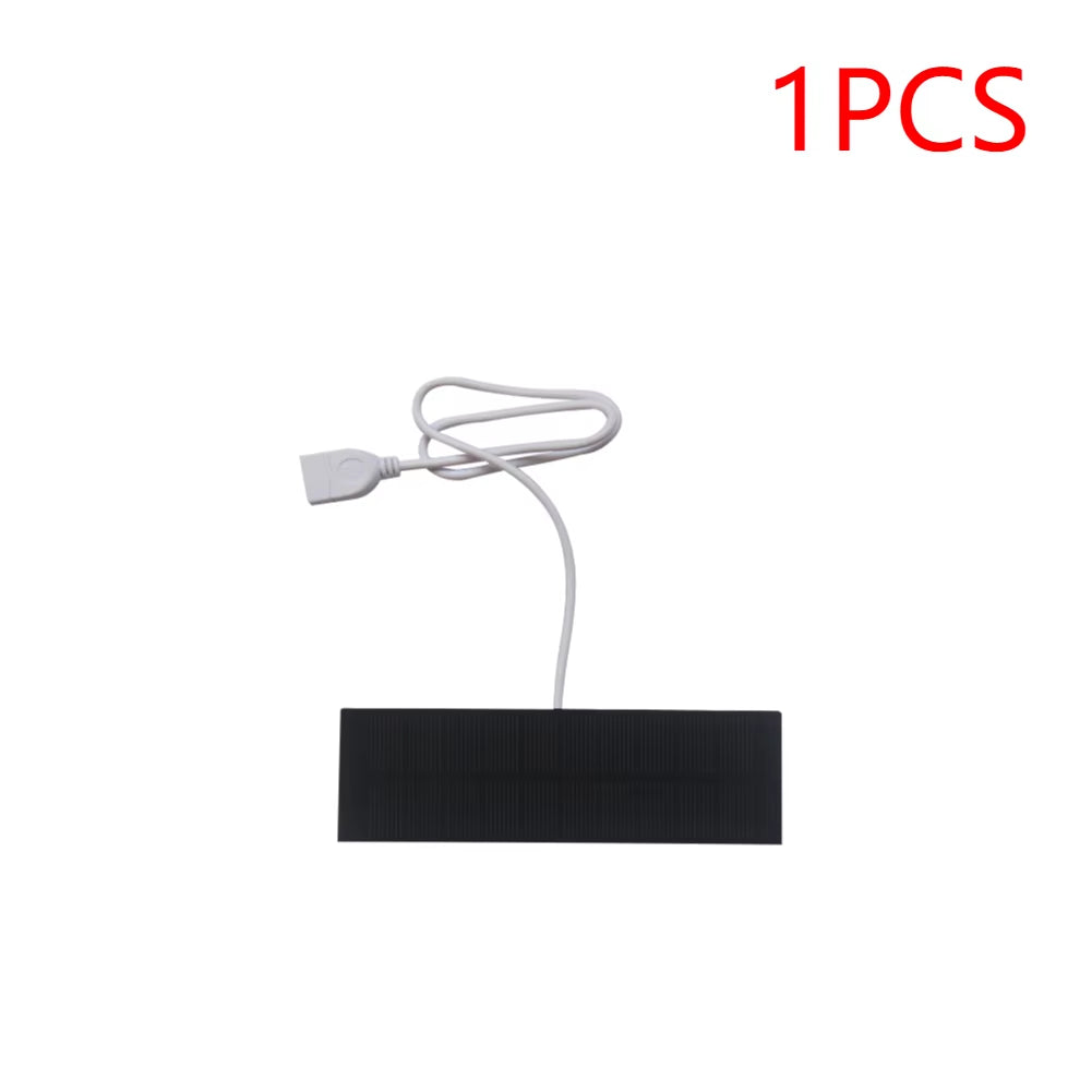 1-5PCS Mini Solar Panel Power Battery Cell Charger Outdoor DIY Power Solar System Board round Lamp Panel Charging
