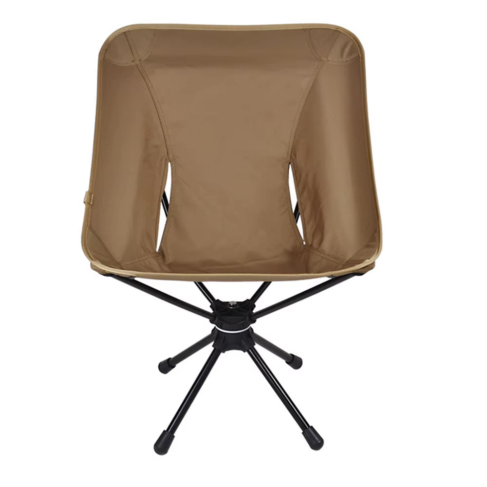 Outdoor Folding Chairs Rotatable Swivel Chair for Camping Lightweight Beach Fishing Chairs with Carry Bag for Picnic Hiking