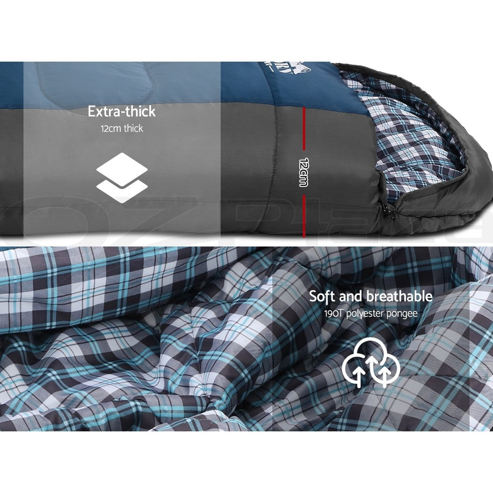 Weisshorn Sleeping Bag Bags Single Double Camping Hiking Tent Winter Summer