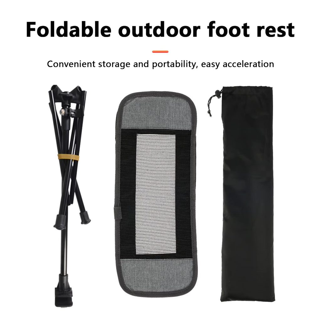 Camping Chair Foot Rest Foldable Camping Footrest Portable Camp Chair Footrest Retractable Camp Footrest Outdoor Hammock Chair