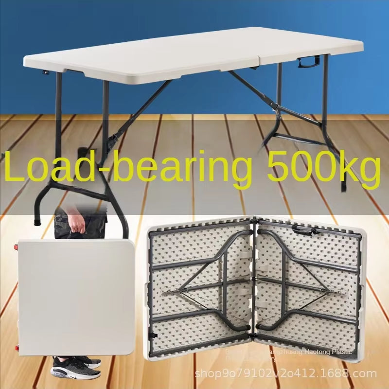Outdoor Camping Folding Table Portable Office Stall Long Table Outdoor Folding Conference Foldable Camping
