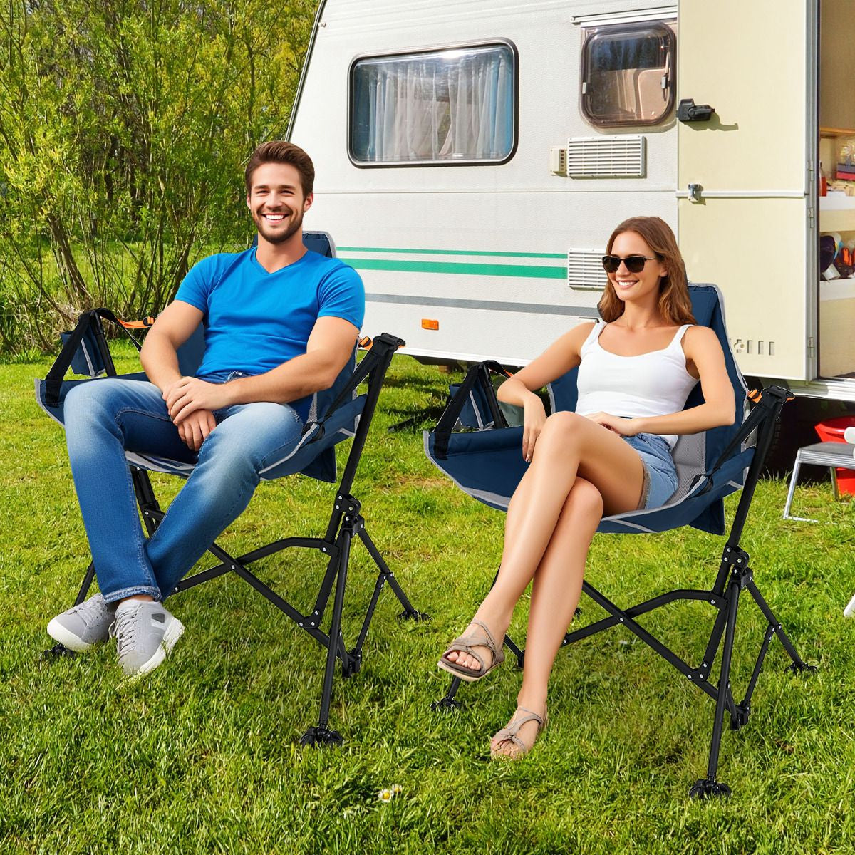 Oversized Hammock Camping Chair Foldable Swing Chair