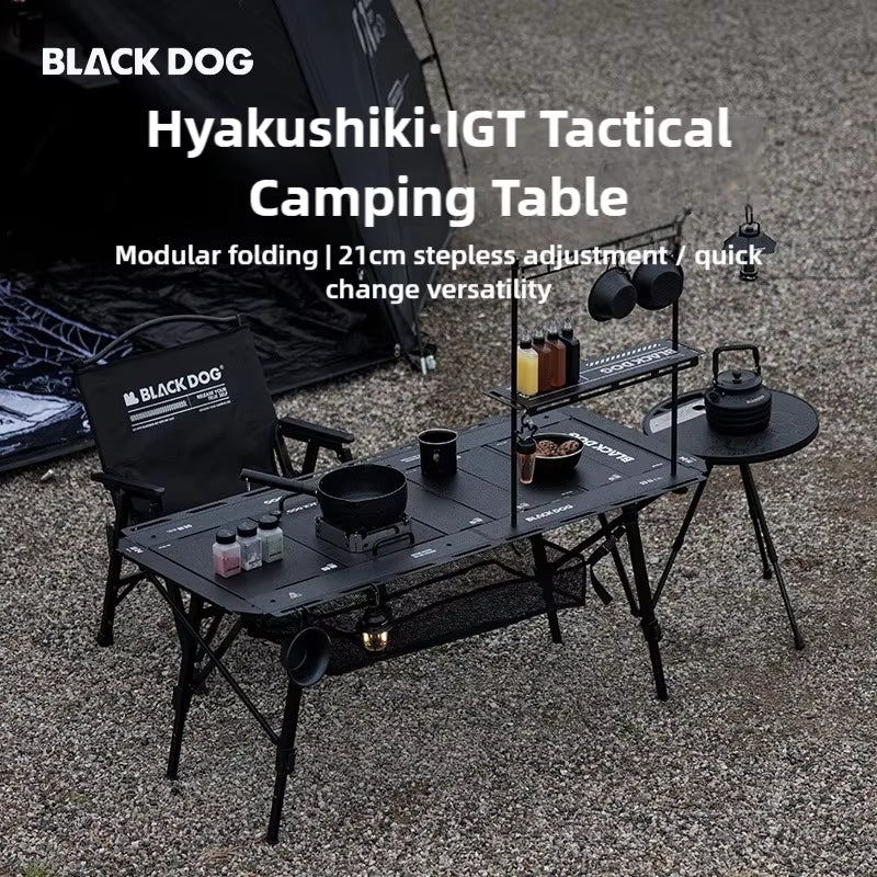 BLACKDOG Outdoor Camping Hundred Folding Table Camping Table IGT Free Combination Table Aluminum Outdoor Portable Camping Table
