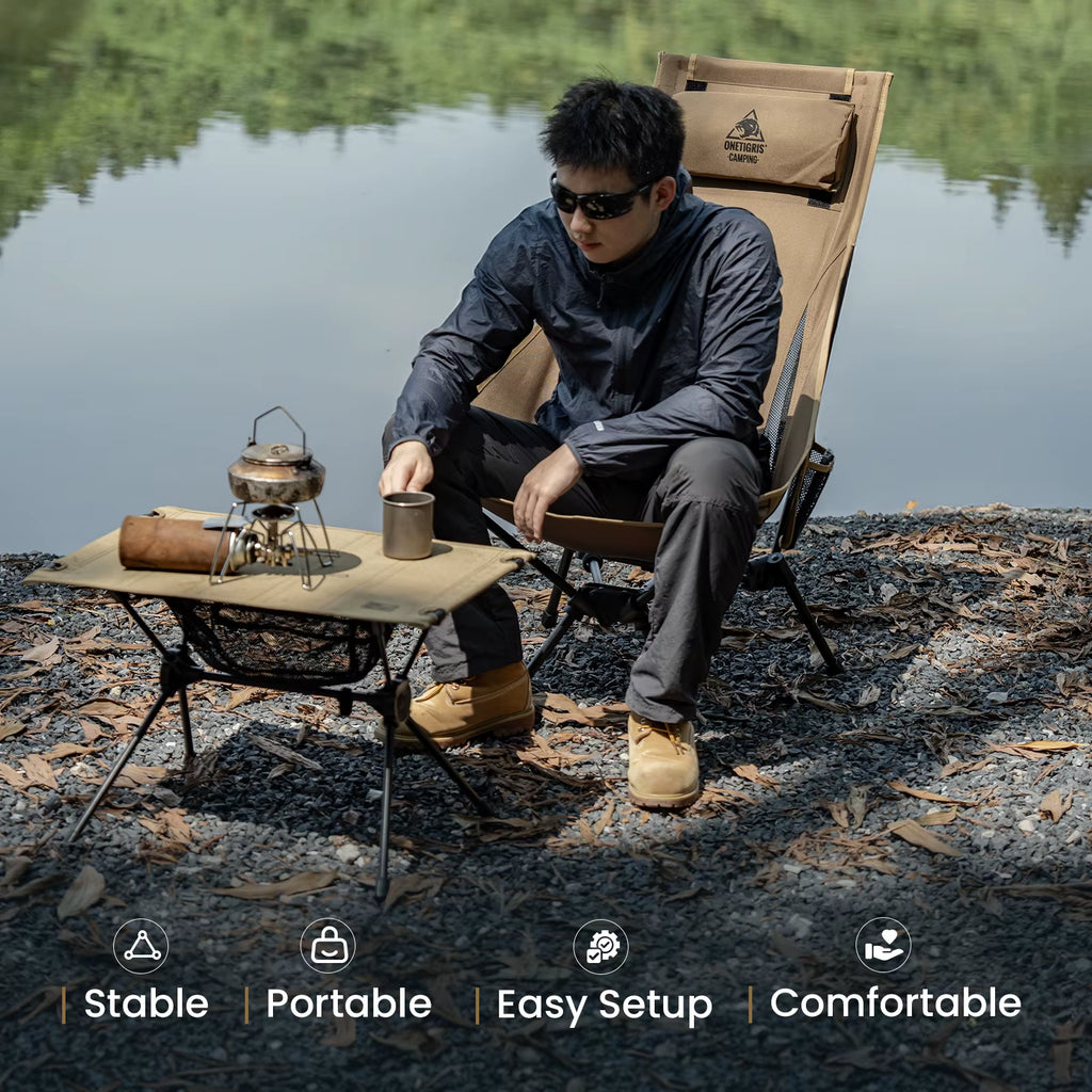 Portable Tigerblade Camping Chairs Outdoor Folding Fishing Chair for Trekking BBQ Parties Gardening Beach Indoor Use