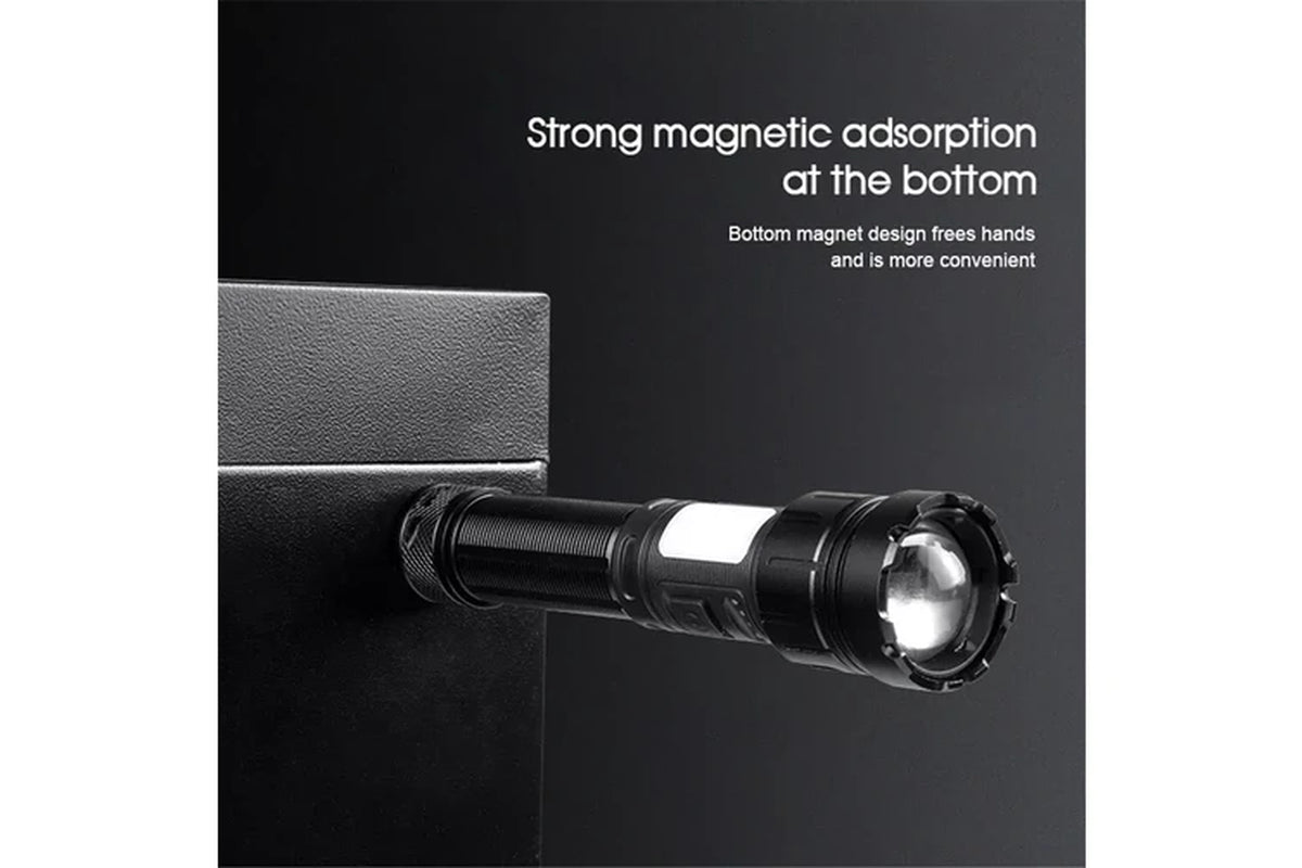 Super Bright 1000000LM LED Flashlight USB Rechargeable Tactical Torch