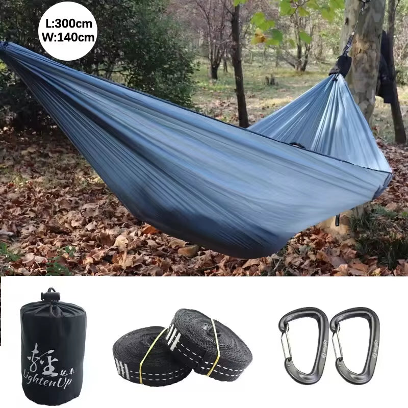 Camping Hammock Ultralight 380T (20D) New Parachute Nylon Lightweight and Small for Hiking Camping &Outdoor Activity