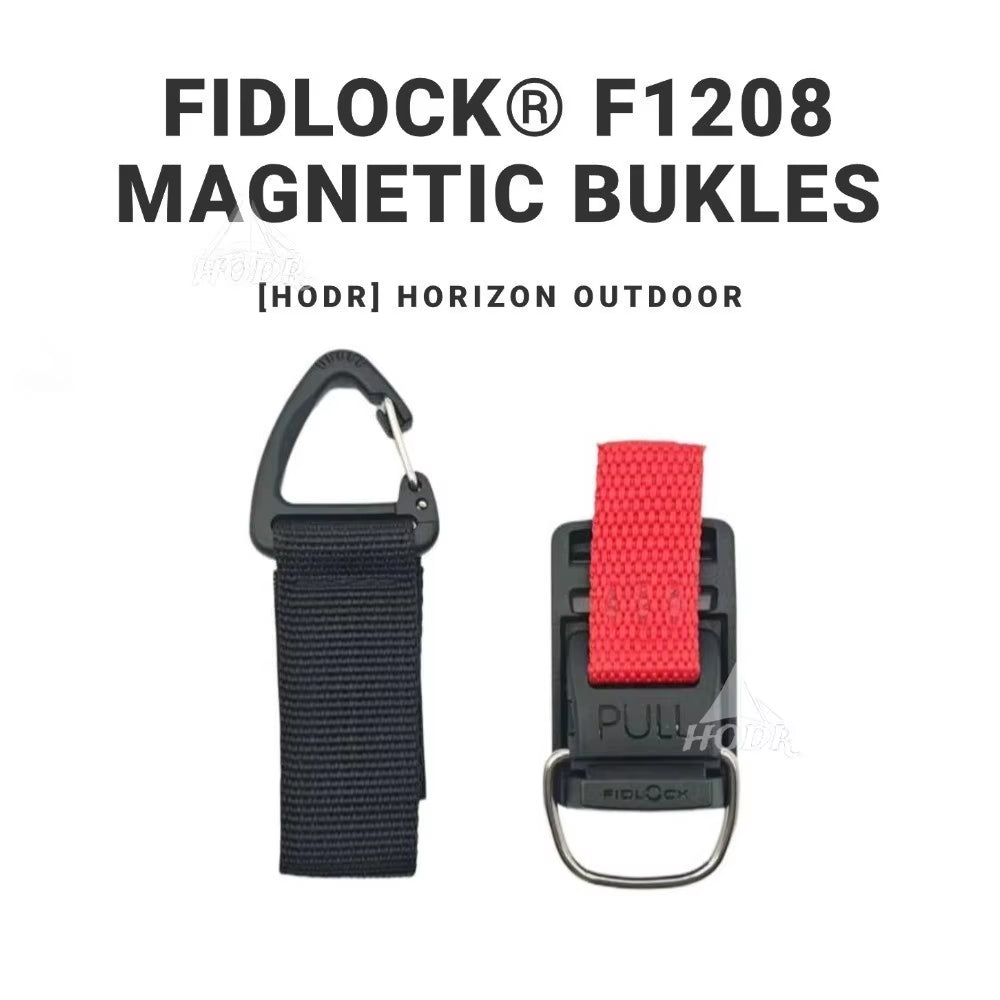 [HODR]  F1208 Magnetic Buckles 20Mm Molle Magnetic Clips Quick Release Tactical Hiking Camping Outdoor EDC