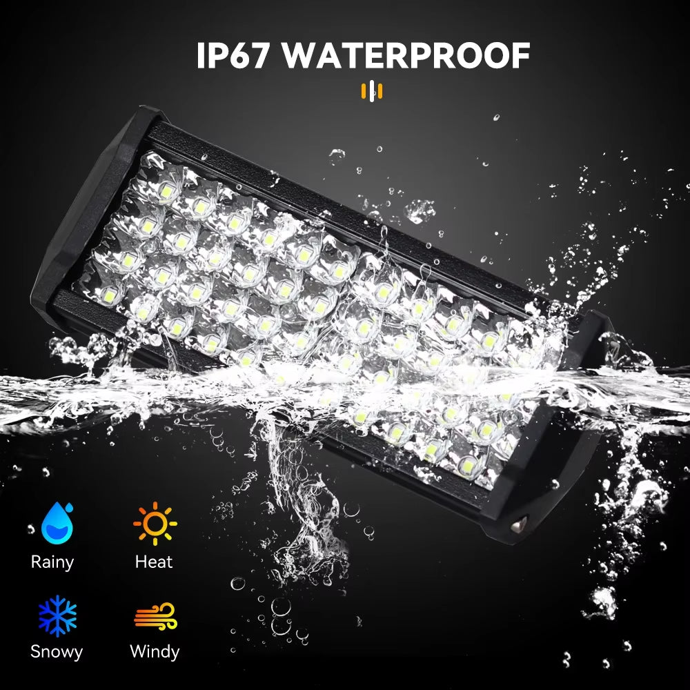 LED Bar Work Light 12V Offroad Spot Flood Combo LED Bar Work Light for ATV UTV Lada Niva 4X4 Truck Boat SUV