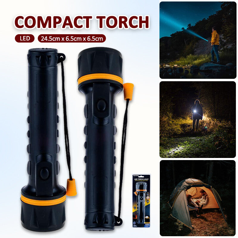 Illuminex Battery Operated Torch 7 LED 24.5Cm X 6.5Cm X 6.5Cm