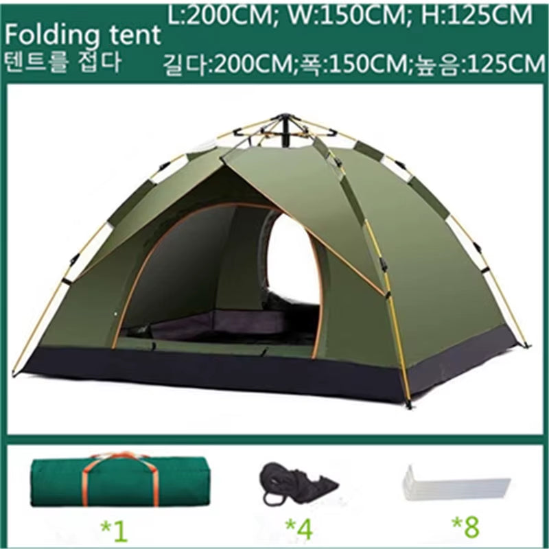 Automatic Quick Open Instant Pop up Tent for Outdoor Waterproof Sunscreen Folding Tent Camping Tents Hiking Picnic Beach