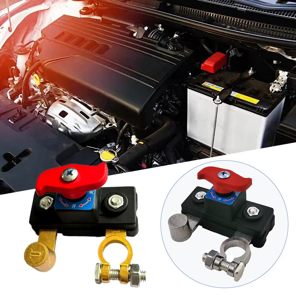12V Car Battery Cut off Switch Disconnect Isolator Cut-Off Power Cutoff Switch Car Battery Power off Switch Anti-Leakage Circuit