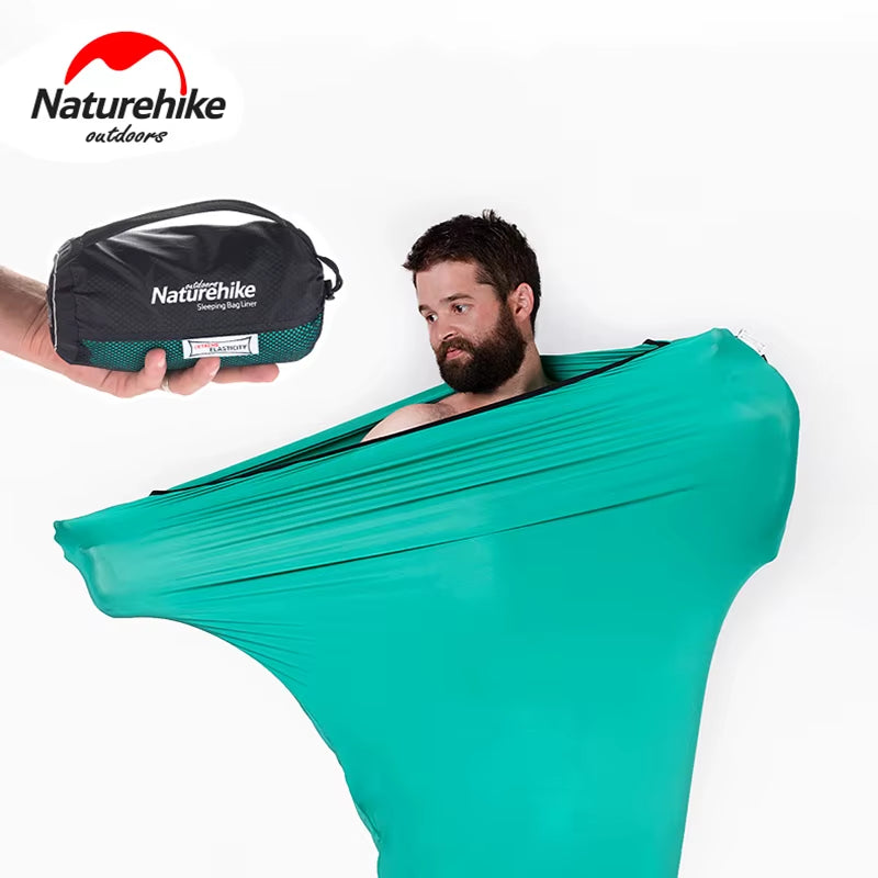 High Quality Outdoor Travel High Elasticity Sleeping Bag Liner Portable Carry Sheet Hotel anti Dirty Sleeping Bag