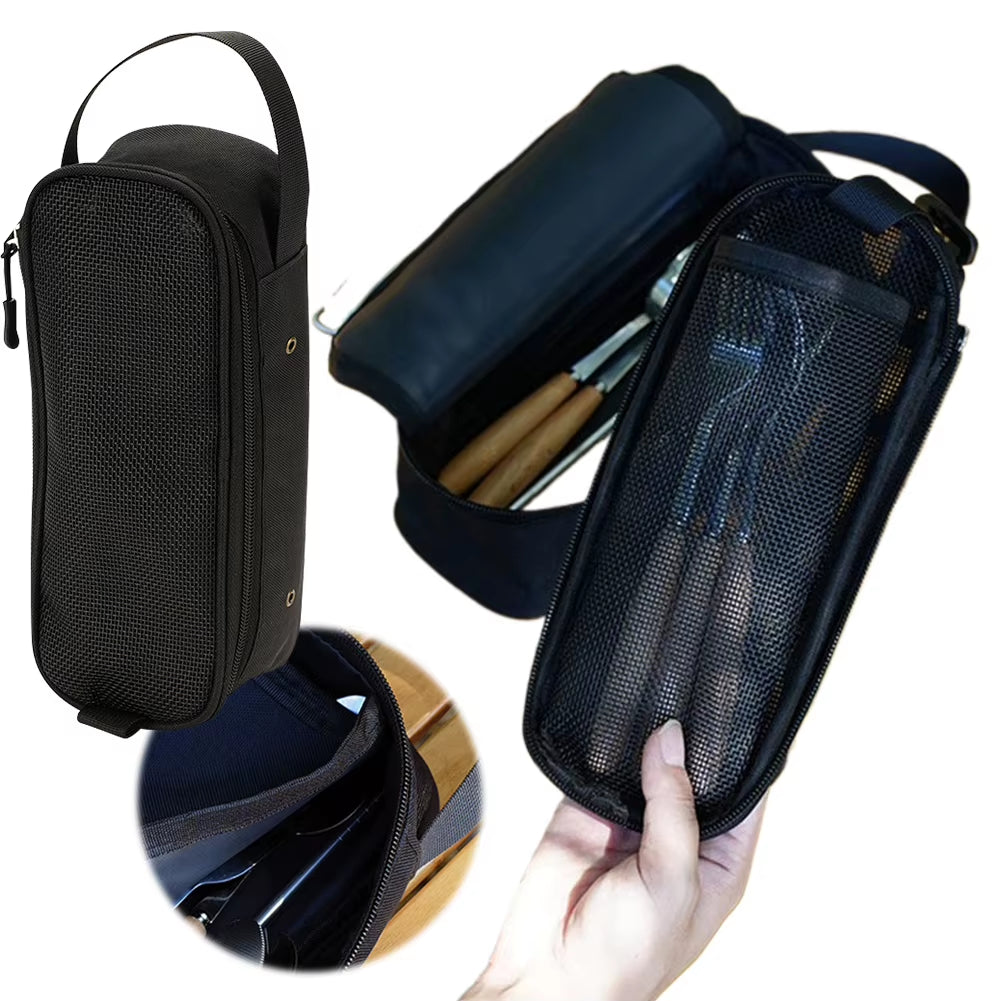 Camping Cookware Storage Bag Multifunctional Outdoor BBQ Cookware Bag Waterproof Camping Utensils Bag Outdoor Camping Supplies