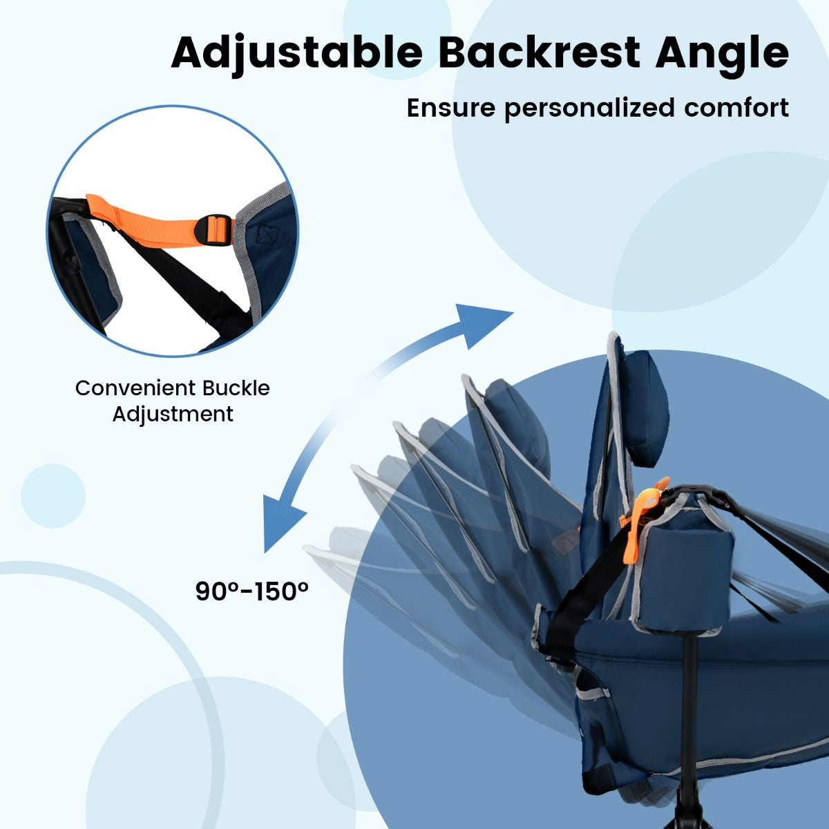 Oversized Hammock Camping Chair Foldable Swing Chair