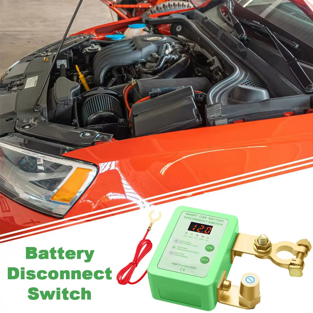 12V 240A Remote Battery Disconnect Automatic Power Shut off Car Battery Remote Control Leakage Protection