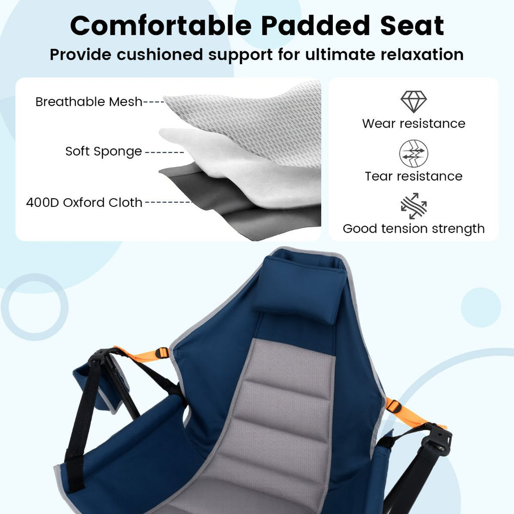 Oversized Hammock Camping Chair Foldable Swing Chair