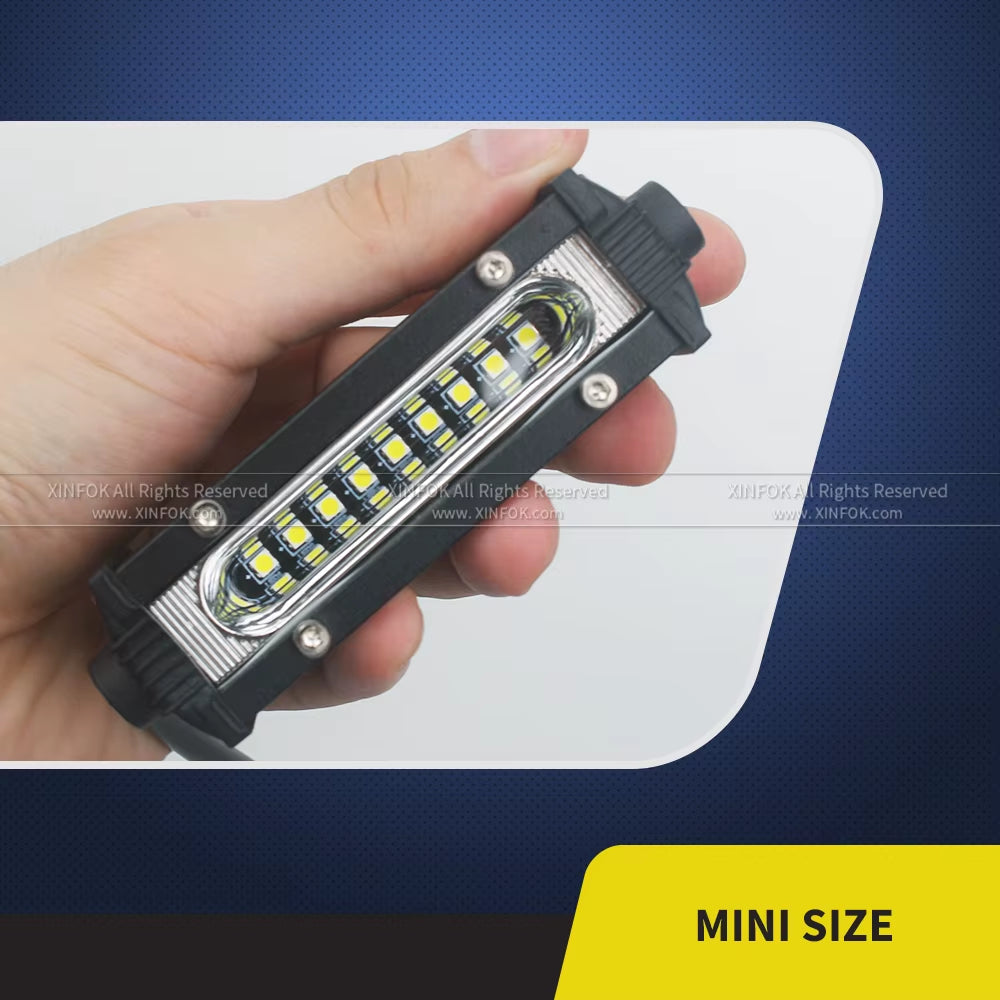 Auxiliary Spotlight Motorcycle Work Light Lights SMD for Jeep Truck Car SUV ATV Barra LED Headlights 4X4 off Road 12V 24V Barra