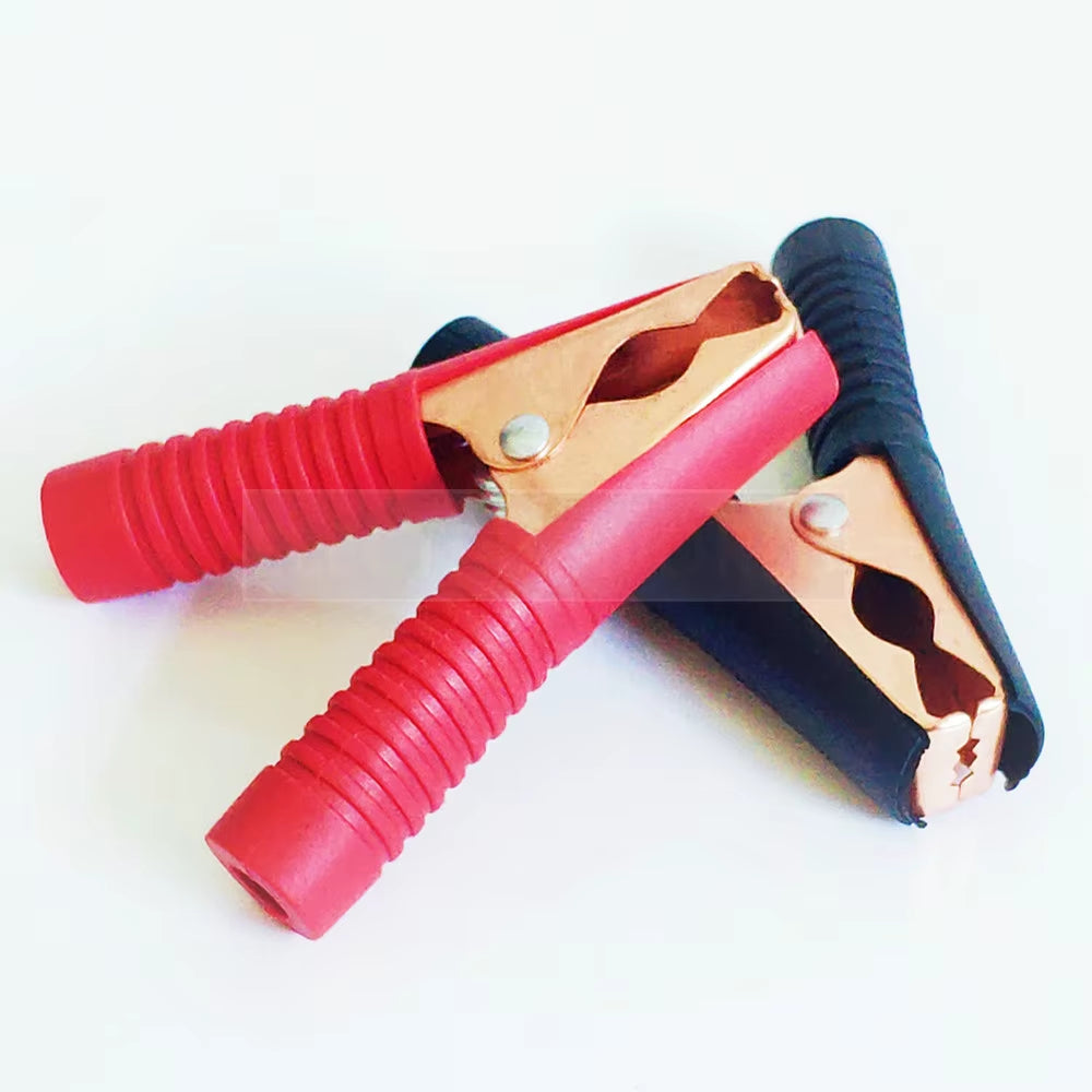 Alligator Clips Hot Car Battery Clamps Crocodile Clip 100A Red Black Electrical Connection Battery Terminals Power Wire Test