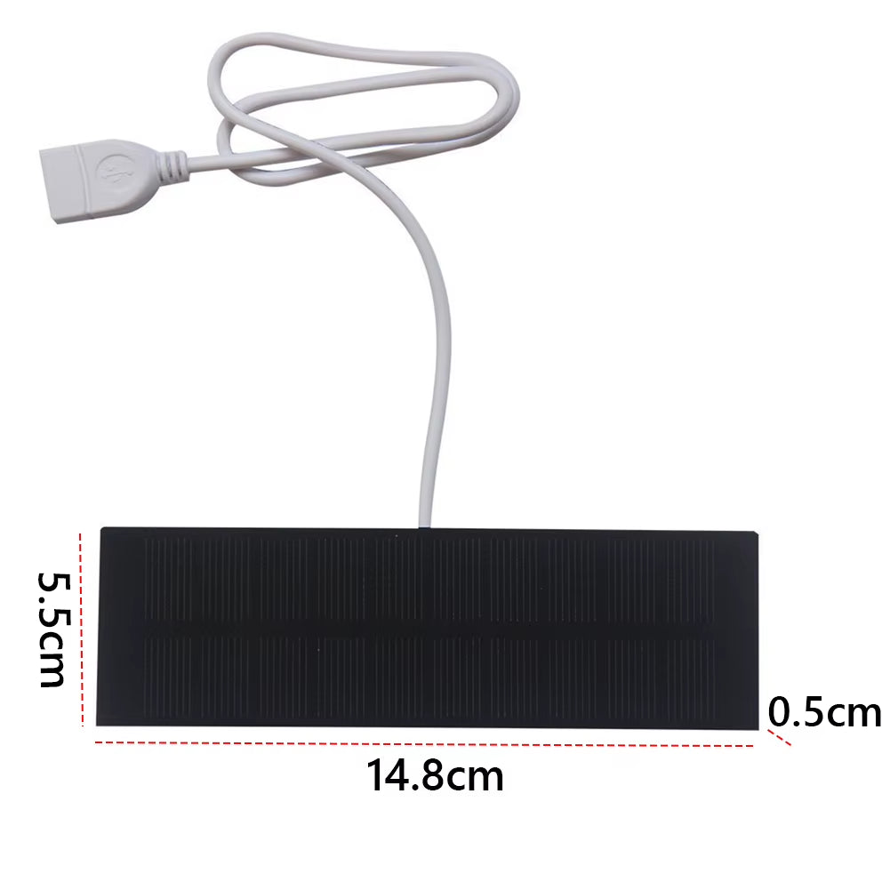 1-5PCS Mini Solar Panel Power Battery Cell Charger Outdoor DIY Power Solar System Board round Lamp Panel Charging