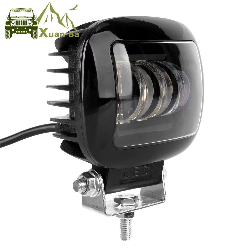 6D Lens 5 Inch round Square Led Work Light 12V for Car 4WD ATV SUV UTV Trucks 4X4 Offroad Motorcycle Auto Working Driving Lights