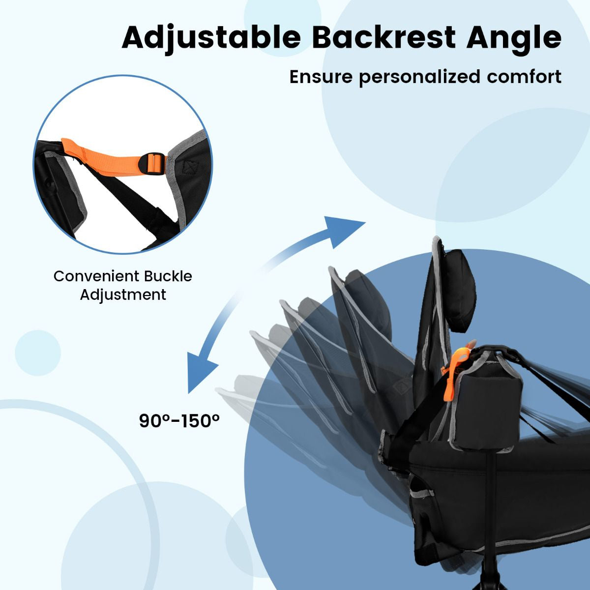 Oversized Hammock Camping Chair Foldable Swing Chair