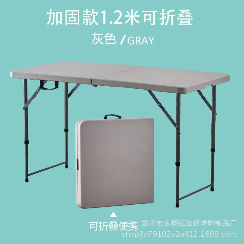 Outdoor Camping Folding Table Portable Office Stall Long Table Outdoor Folding Conference Foldable Camping