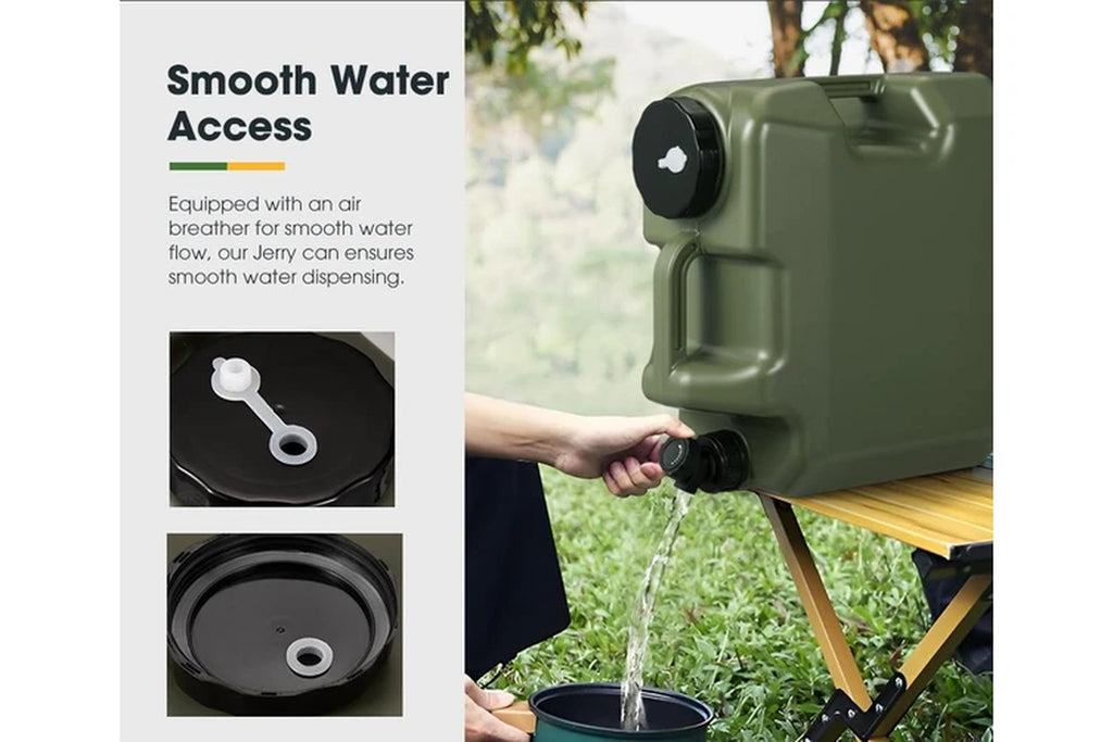 12L/18L/25L Water Container Jerry Can Bucket Camping Outdoor Storage Barrel