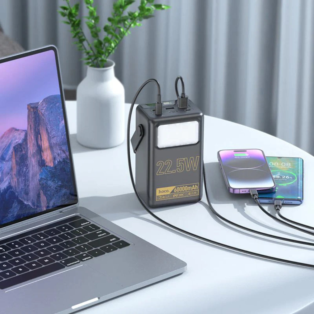 Hoco 22.5W 60000Mah Portable Power Bank Battery High Capacity Fast Charge J110