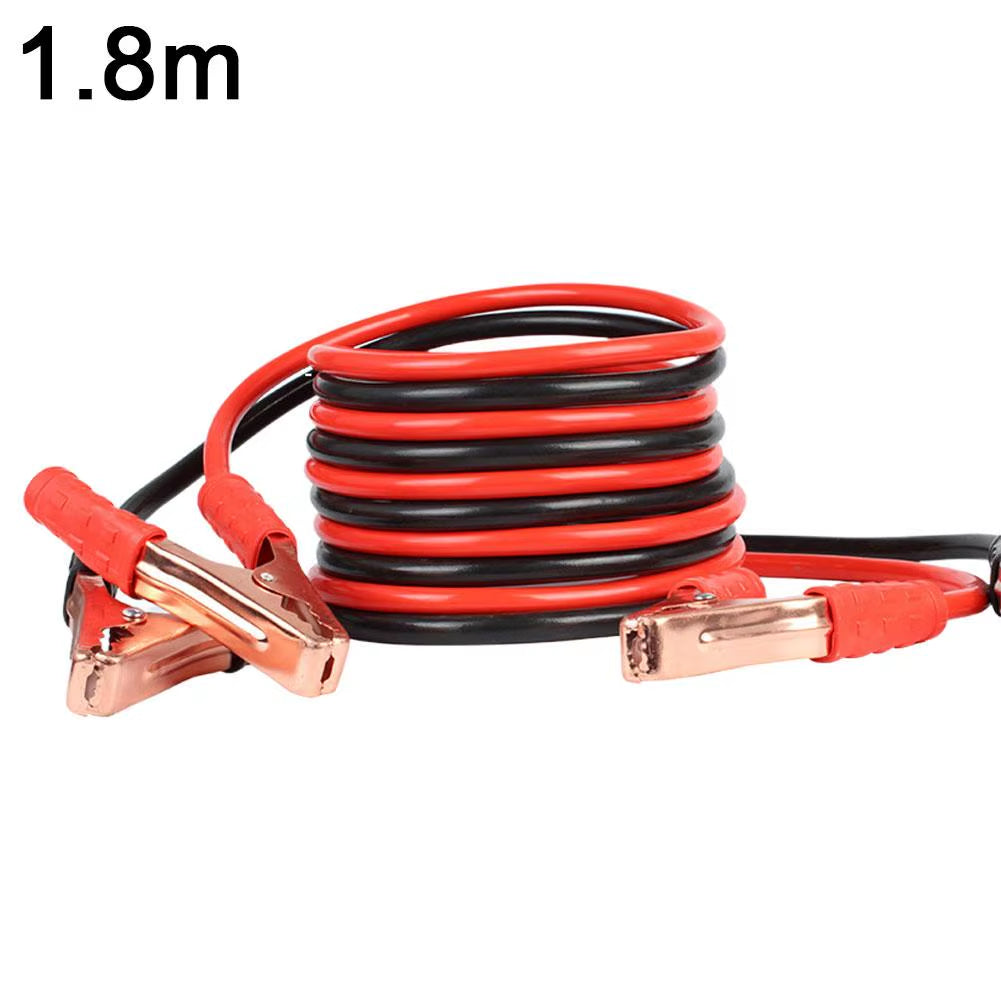 1.8M Car Emergency Power Start Cable Auto Battery Booster Jumper Power Wire Kit Accessories for Suv Van Rv Bu P1N3