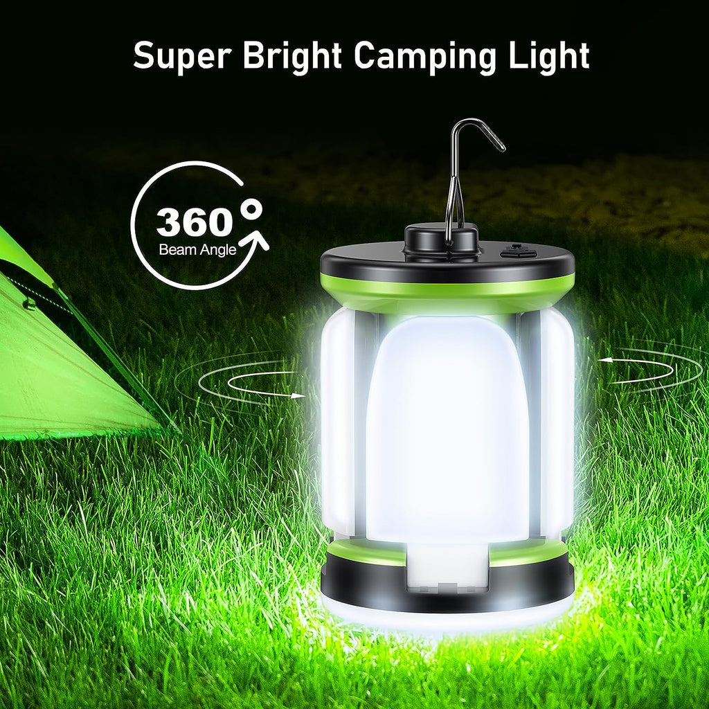 Camping Lantern Rechargeable, Super Bright LED Camping Lights Lamp with 7 Light