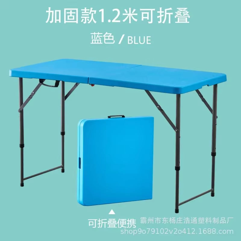 Outdoor Camping Folding Table Portable Office Stall Long Table Outdoor Folding Conference Foldable Camping