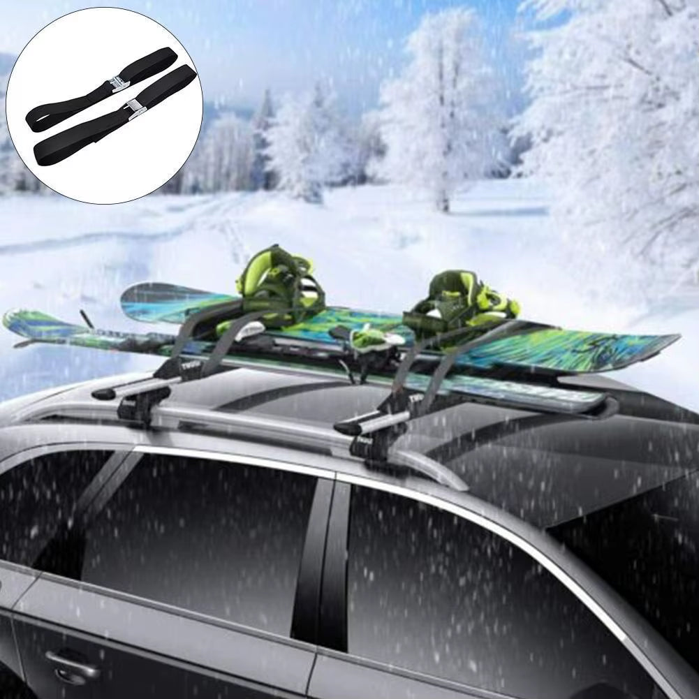 2Pcs 40Cm Black Buckle Tie-Down Belt Car Luggage Bag Cargo Straps for Car Motorcycle Metal Buckle Tow Rope Strong Ratchet Belt