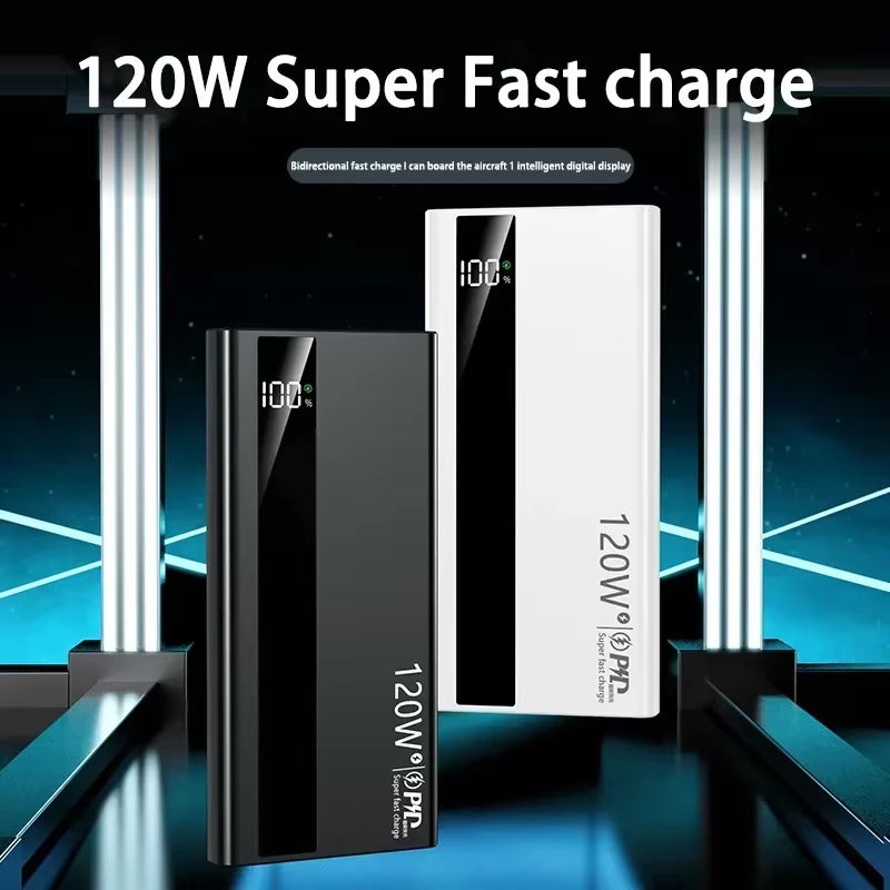 Xiaomi 500000Mah 120W Super Fast Charging High Capacity Power Bank External Battery Portable Battery Charger for Iphone Samsung