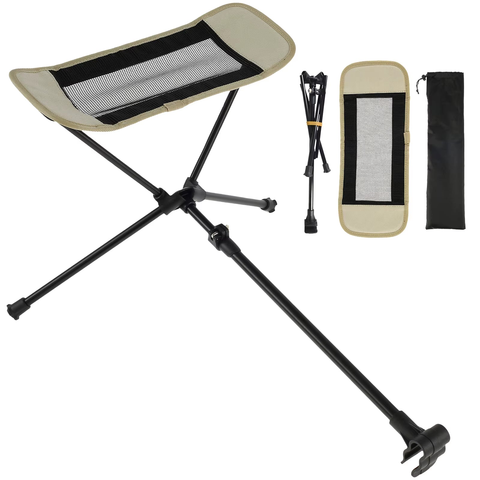 Camping Chair Foot Rest Foldable Camping Footrest Portable Camp Chair Footrest Retractable Camp Footrest Outdoor Hammock Chair