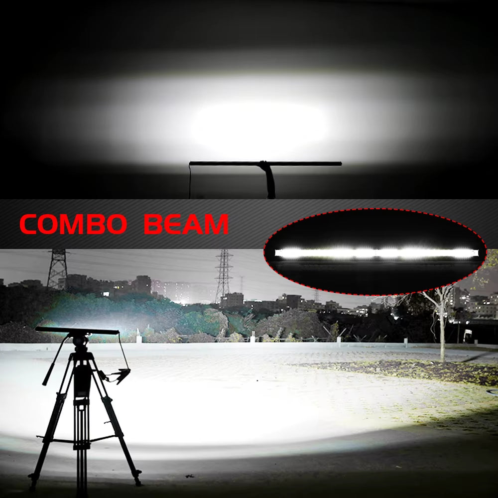 10D 10 20 30 Inch 52W 104W 156W LED Work Light Bar Combo 4X4 Offroad LED Light Bar for Tractor Boat 4WD 4X4 Trucks ATV