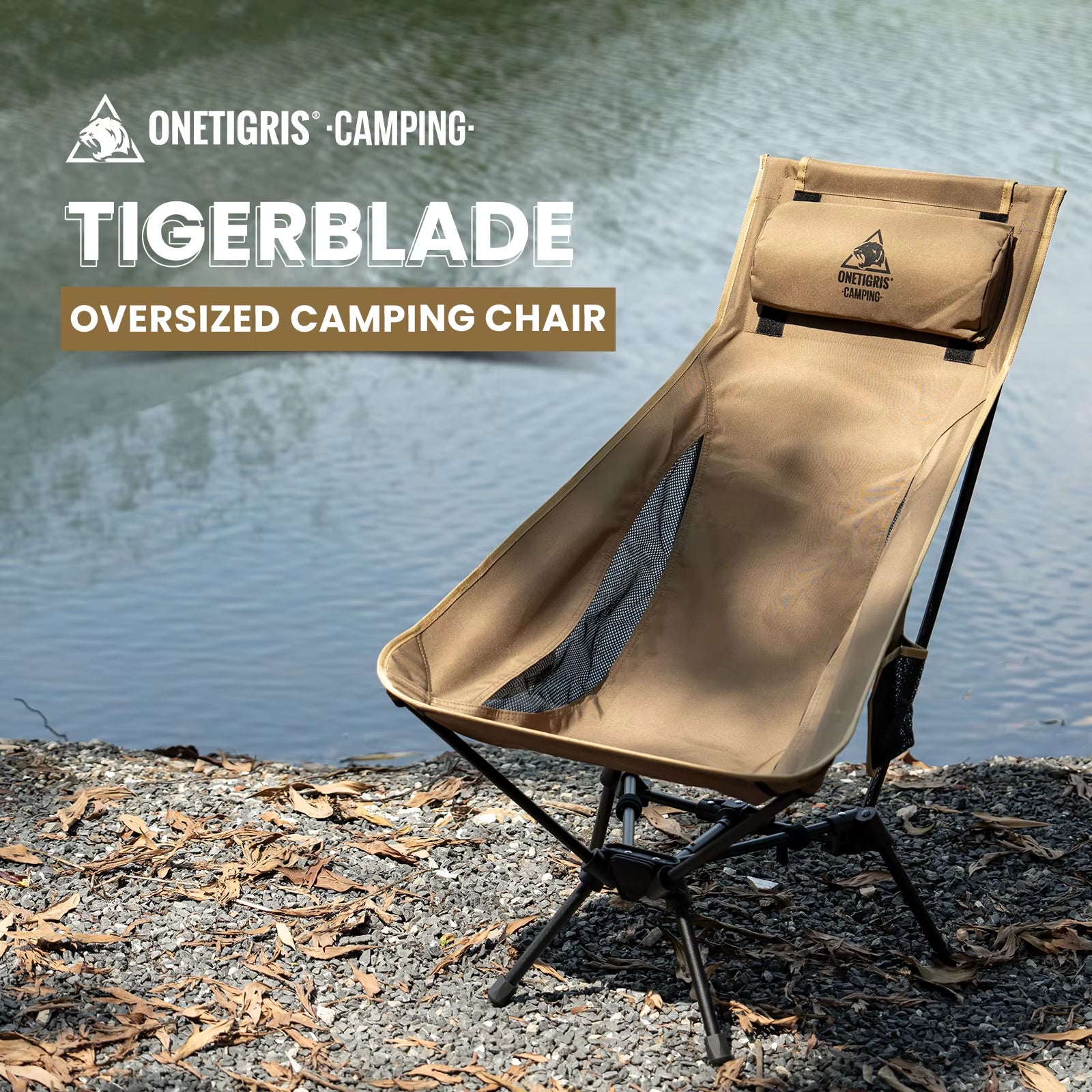 Portable Tigerblade Camping Chairs Outdoor Folding Fishing Chair for Trekking BBQ Parties Gardening Beach Indoor Use