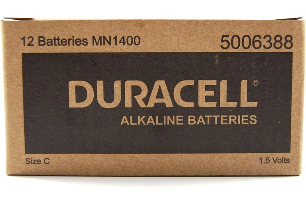 COSTCOM Long Lasting Power Duracell Alkaline C Battery 12 Pack