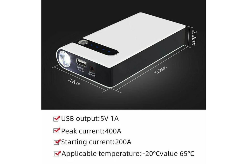 30000Mah Portable Car Jump Starter Pack Vehicle Booster Power Bank Battery Auto