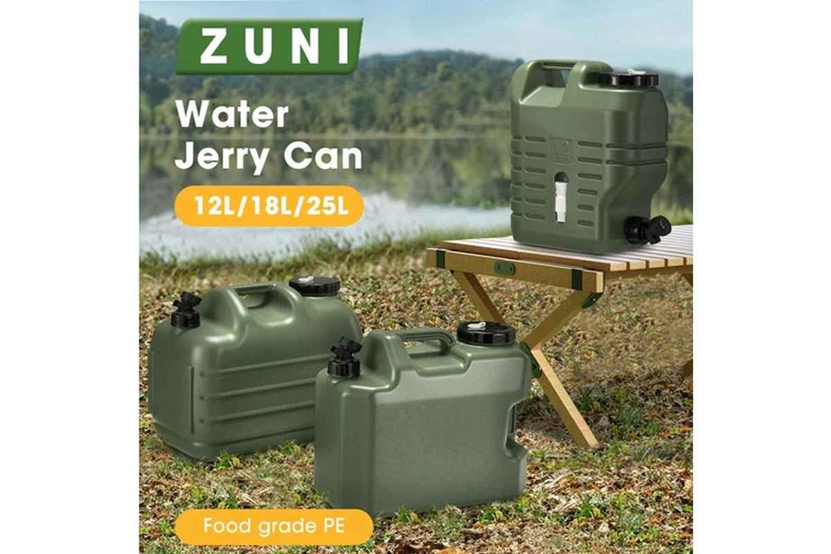 12L/18L/25L Water Container Jerry Can Bucket Camping Outdoor Storage Barrel