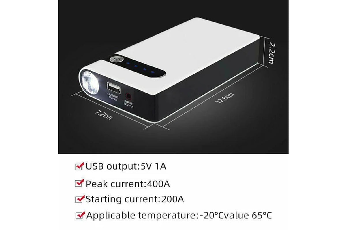 30000Mah Portable Car Jump Starter Pack Vehicle Booster Power Bank Battery Auto