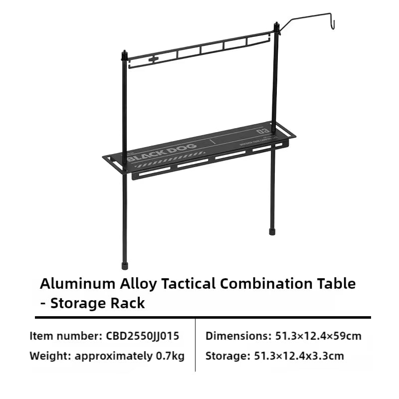 BLACKDOG Outdoor Camping Hundred Folding Table Camping Table IGT Free Combination Table Aluminum Outdoor Portable Camping Table