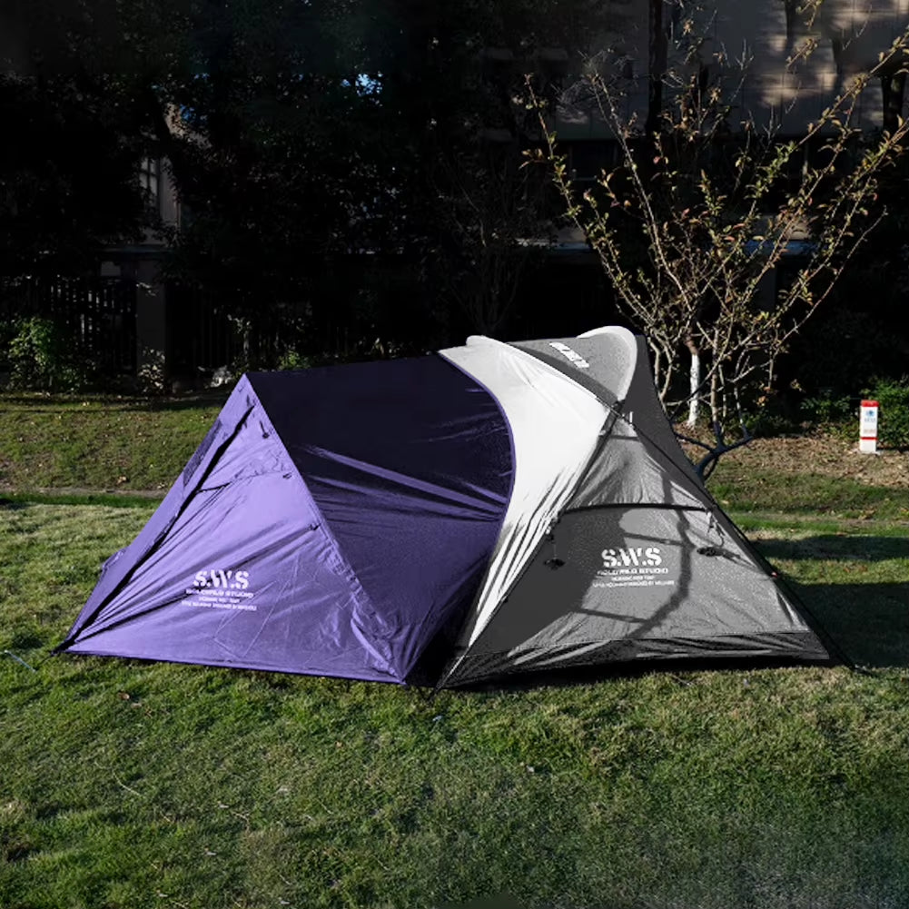 Outdoor Camping Expansion Tent 2 Person Single Layer Expansion Tent Waterproof Camping Sleeping Tent for Expanding Tent Space