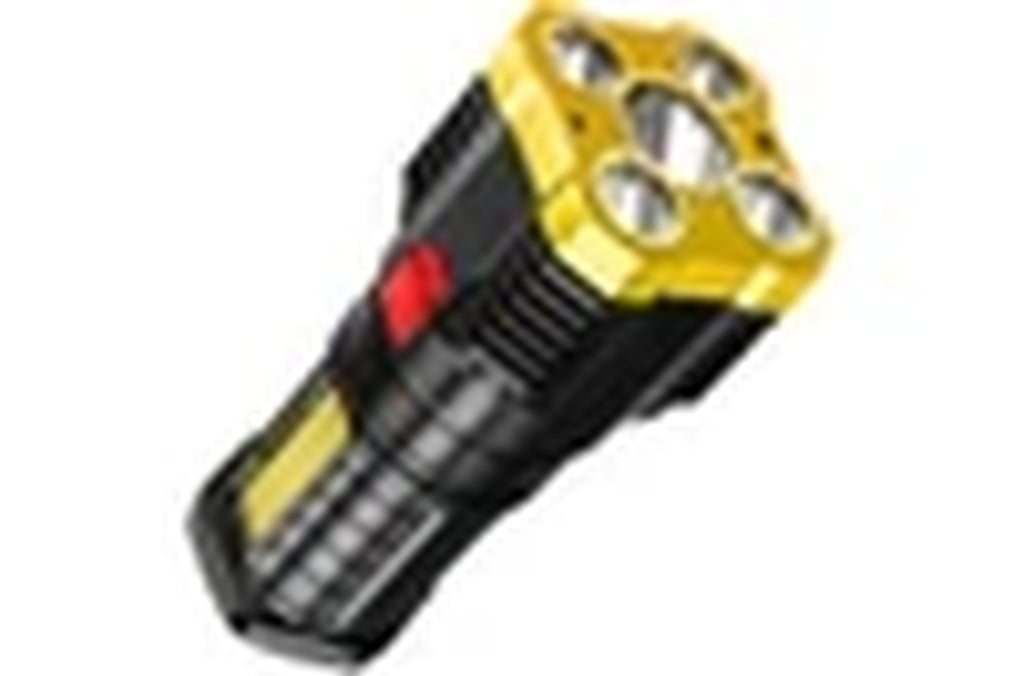 Leona Co Super Bright Torch LED 1200000 High Lumens Flashlight Gold