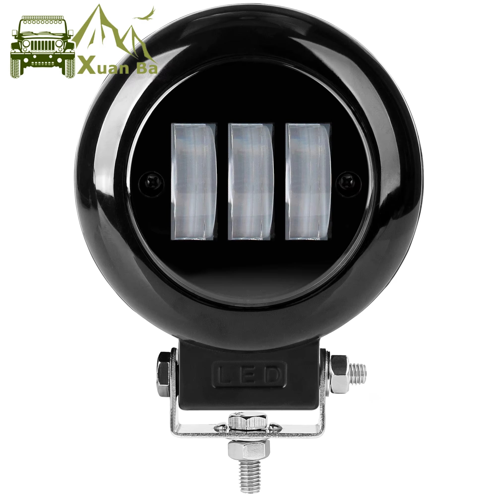 6D Lens 5 Inch round Square Led Work Light 12V for Car 4WD ATV SUV UTV Trucks 4X4 Offroad Motorcycle Auto Working Driving Lights