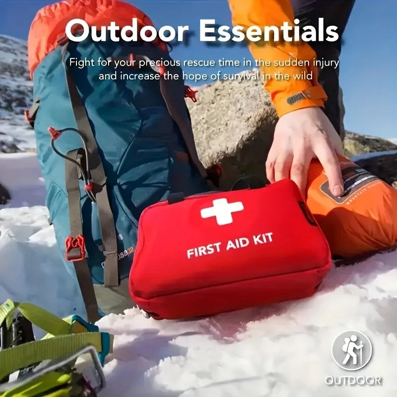 260PCS Multi Purpose First Aid Kit Home Car Office College Dormitory Travel Camping Outdoor Essential Medical Kit