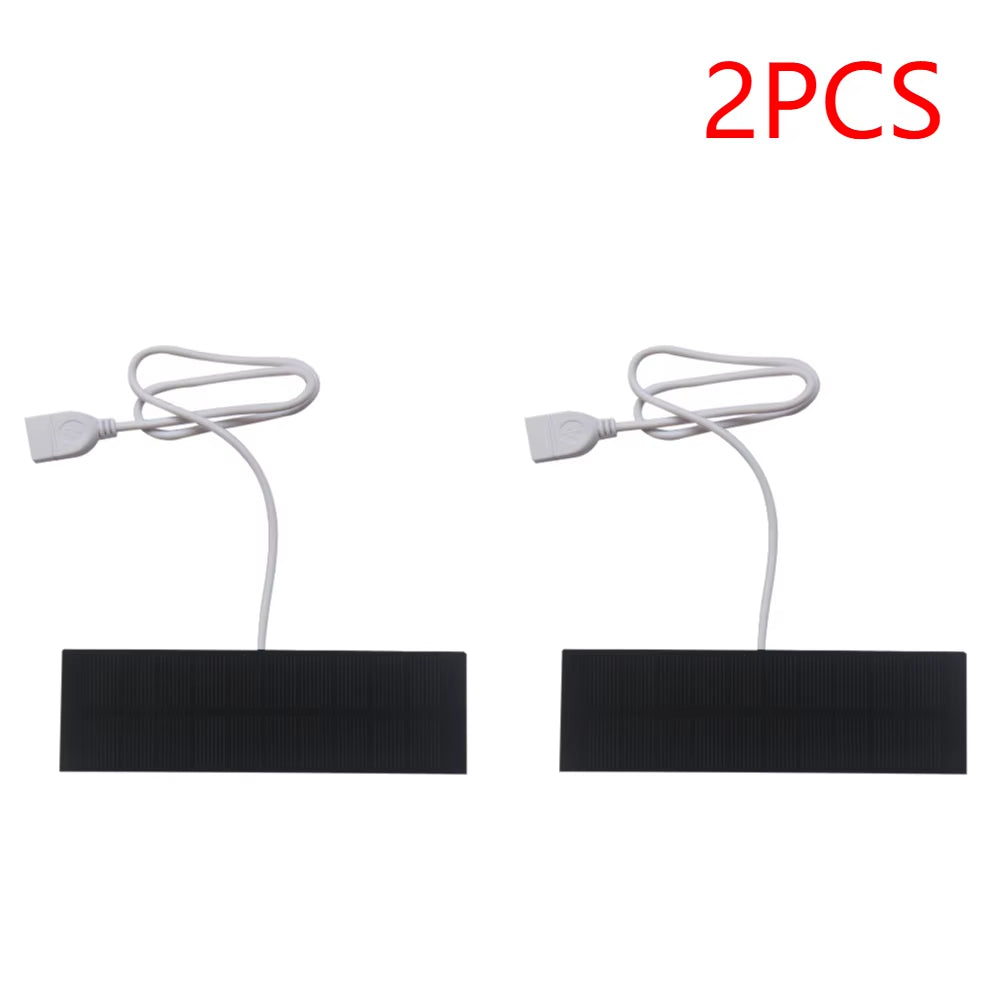 1-5PCS Mini Solar Panel Power Battery Cell Charger Outdoor DIY Power Solar System Board round Lamp Panel Charging